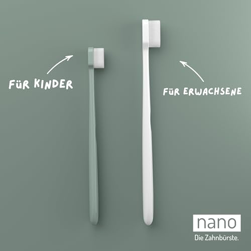 nano Die Zahnbürste. 2er-Pack | Nano | Kinder | Kleinkind | Baby | 18.000 Borsten | Weich | Extra weich | Super soft | Sensitiv | Sanft | Effektive Reinigung | Schonend für das Zahnfleisch – Bild 6