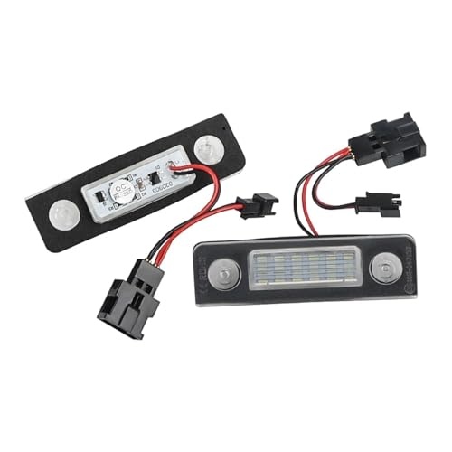 Luz matrícula LED Skoda Octavia II Facelift 2009-2012 lámpara blanca 2 piezas
