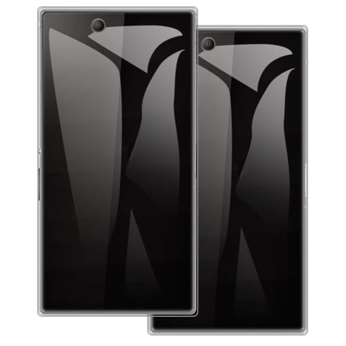 UOGNADGD 2-Pack Coque TPU Compatible avec Sony Xperia Z Ultra XL39H Housse de Téléphone - Accessoires de Protection Flexibles et Antichoc avec Découpes...