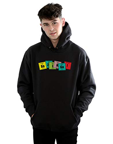 Official Licensed The Big Bang Theory Bazinga Elements Mens Hoodie - Soft Fleece Pullover Hoodie Front Graphic Print Hooded Sweatshirt Kangaroo Pocket Fan Gift Available in Multiple UK Sizes