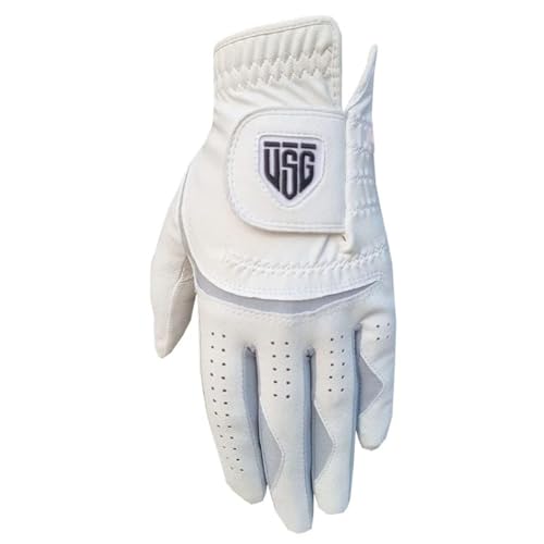 USG Mens Golf Glove | Blend | Finest Cabretta Leather | Soft. Premium. Comfortable (3X-Large, Left)
