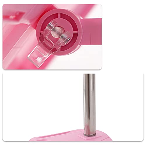 Soporte de libro con altura ajustable y panel desmontable para tableta 8