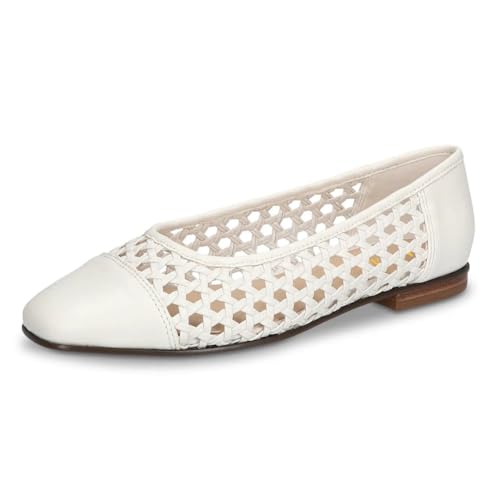 Maiyang Women Square Toe Braided Ballet Flats Slip on Comfortable Insole Breathable Comfy Casual Dress Shoes Size 4-16 US