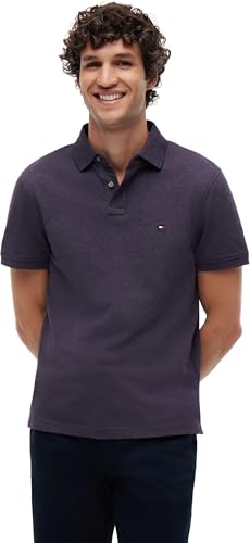 Tommy Hilfiger branding Tommy Hilfiger Polo Uomo 1985 Regular MW0MW17770 S/S Polo, Viola, S, Viola (Mulberry Haze Heather), S