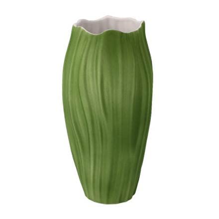 Goebel Spirulina Colori 23-123-05-1 Vase 10 x 10 x 20 cm Bisque Porcelain Dark Green, 10 x 10 x 30 cm - Image 3