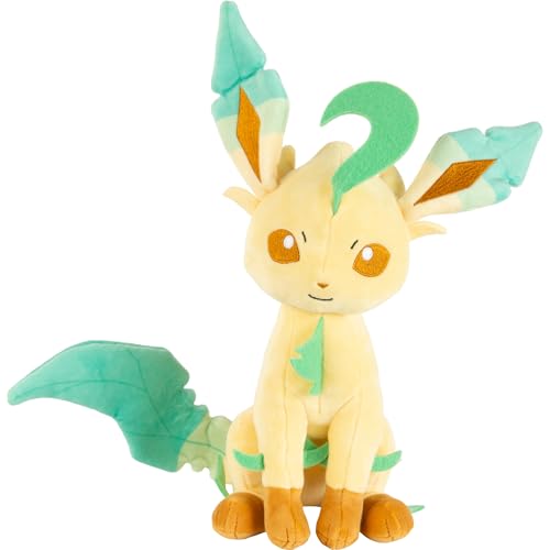 Image of Pokemon Leafeon Plush - 8-Inch Soft Plush with Authentic Details
