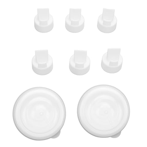 Piezas de repuesto para extractor de leche, silicona líquida blanca miniatura 6