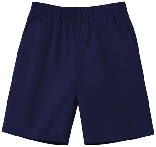 Classroom Uniforms Pull On Shorts for Boys and Girls with Elastic Waistbands and 2 Pockets