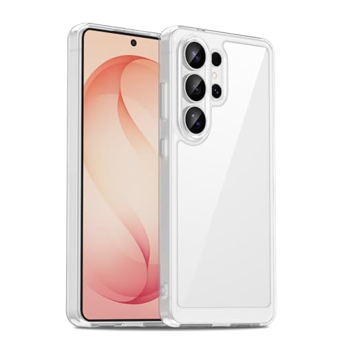 Image of Case for Samsung Galaxy S26 Ultra 5G, Military Grade Drop Protection Phone Case, Yellowing Resistant, Anti-Scratch Hard PC Back, Shockproof Hard Ultra-Thin Protective Cover, Clear