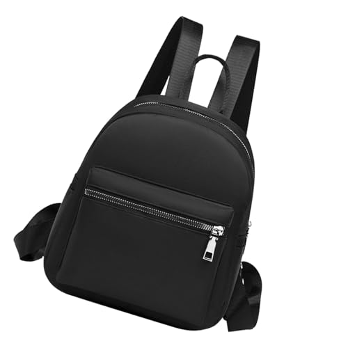 Sac à dos noir en tissu Oxford idéal pour l'école et les sorties de votre fille