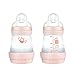 Mam Easy Start Anti-Colica, Setdi 2 Biberon, 0-6 Mesi, 160 Ml, Rosa