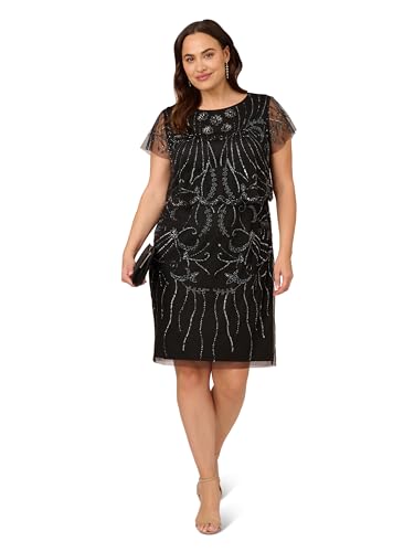 Image of Adrianna Papell Women's Beaded Cocktail Dress