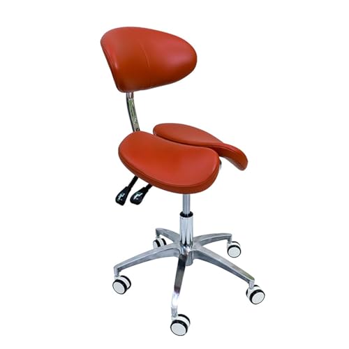 Chaise selle ergonomique tabouret roulettes dossier siège médical maison