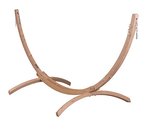 Preisvergleich Produktbild LA SIESTA - Canoa Caramel - Hängemattengestell aus FSC-zertifizierter Fichte für Doppel-Hängematten