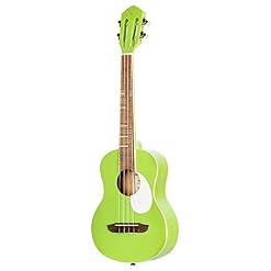 Ortega Guitars Ukulélé Ténor vert – Série Gaucho – housse incluse – corps Agathis (RUGA-GAP) - Les Beatles, Paul McCartney, John Lennon, RIngo Starr, George Harrison Ortega Guitars Ukulélé Ténor vert - Série Gaucho - housse incluse - corps Agathis (RUGA-GAP) – Image 3
