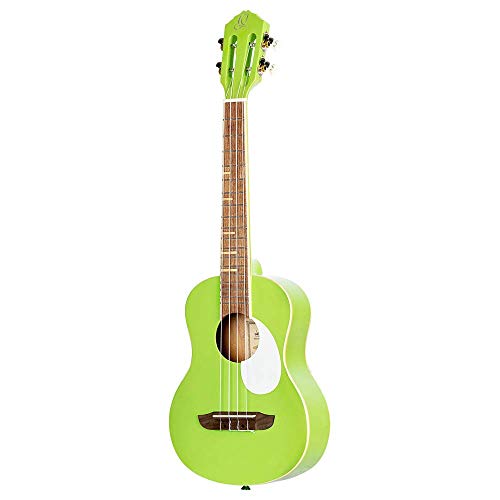 Ortega Guitars Ukulélé Ténor vert – Série Gaucho – housse incluse – corps Agathis (RUGA-GAP) - Les Beatles, Paul McCartney, John Lennon, RIngo Starr, George Harrison Ortega Guitars Ukulélé Ténor vert - Série Gaucho - housse incluse - corps Agathis (RUGA-GAP) – Image 4