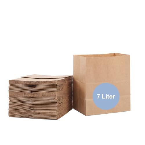ZURAS Papiermülltüten 7L 100 Stk. für Biotonne nass- & reißfest