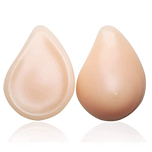 DFGGE Faux Seins Silicone Artificiel Travestis Transsexuel Auto-Adhésifs Poitrines Prothèses pour Homme Femmes Réaliste Après Une Chirurgie Mammaire,AA~Cup(300g/pair) Cover
