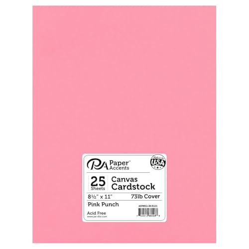 PA Paper Accents Canvas Cardstock 8.5
