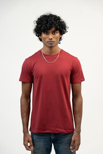 Image of Men's Cotton Crew Neck T-Shirt Combo (Set of 3) Plain Solid Half Sleeve Regular Fit T-Shirt, Cotton, Casual, Comfortable & Stylish