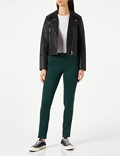 Naf Naf FPOWI Pantaloni, Dark Green, Taille Normal...