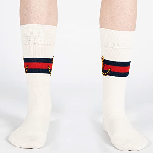 Image of Mysocks Unisex Extra Fine Combed Cotton Crew Socks |Colourful Designs | Seamless Toe | Make Your Steps Enjoyable