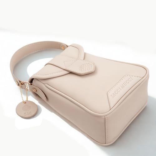 Image of SACCI MUCCI Women's Small Handbag /Cross-Body Phone Bag - Stylish PU Leather Mobile Purse with Adjustable Strap