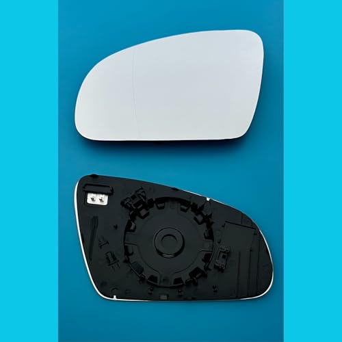 Fits HYUNDAI KONA (2018 to 2023) Models,Heated Base Plate Door Wing Mirror Glass,Left Hand Passenger Side,Anti-fog,Easy Installation.