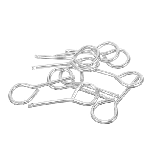 DIYEAH 10Piezas Pasador de Bloqueo de Seguridad Extintores de Incendios Kit de Unidades Accesorio Duradero y Confiable Equipos Incendios Compatible con Varios