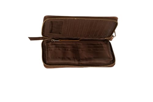 STS Ranchwear Womens Chaynee Mountain Multi-Color Leather Bifold Wallet OS3