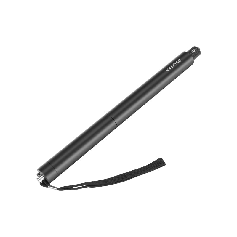 KanDao QooCam 3 360 Action Camera Selfie Stick, 120cm (47inch) Vlog Camera Selfie Stick