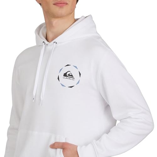 Image of Quiksilver Men's Regular Fit Super Soft Fleece Midweight Pullover Hooded Sweatshirt