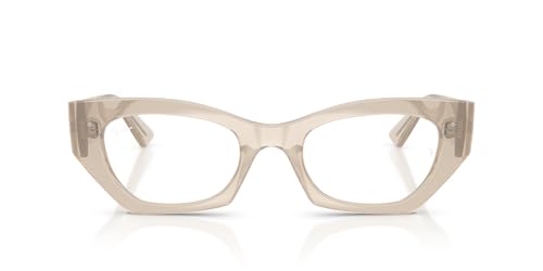Ray-Ban RX7330 Zena Prescription Eyewear Frames, Shiny Cloudy Warm White/Demo Lens, 49 mm - image 1