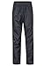 Marmot Meżczyzni PreCip Eco Full Zip Pant, Wodoodporne spodnie przeciwdeszczowe, wiatroszczelne spodnie trekkingowe, oddychająca odzież przeciwdeszczowa na wędrówki i trekking, Black, M