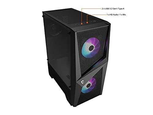 CUK MAG Forge by MSI Gaming Desktop (Liquid Cooled Intel Core i9, 32GB DDR4 RAM, 512GB NVMe SSD + 1TB HDD, NVIDIA GeForce GTX 1650 4GB, 600W PSU, Windows 10 Home) Gamer PC Computer - Thumbnail 2
