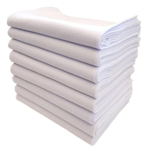 10 Panos de Prato Pé de Galinha PP24 Santa Margarida 100% Algodão Branco Alta Absorção