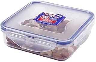 Lock and Lock Stackable Airtight Container Rectangular, Clear, 600 ml