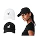 FTYWKXJVR Baseball Cap Spring Summer Casual Fashion Solid Color Breathable Adjustable Outdoor Sun Daily Use(Al-Black 52)