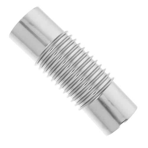 Yardenfun Stainless Steel Gas Water Heater Exhaust Extension Pipe Flexible Design for Easy Installation Fits Gas Water Heaters Elbow Connector Included