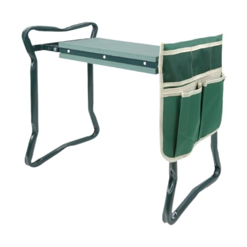 ATORSE Garden Kneeler Seat Sturdy Foldable Stool Garden Bench for Seniors Gardeners Garden Kneelers, Pads & Seats