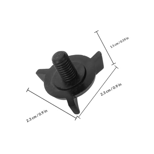 Accesorios para casco de motocicleta con 15 tornillos de plástico 2