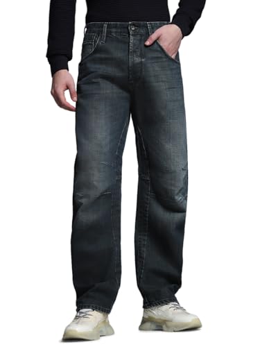 Image of Jack & Jones Men's Loose Fit Jeans | High Rise | Jeans for Men