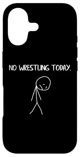 Sad Stickman No Wrestling Today �ʔ������X���[ �j�� ���� �q�� �X�}�z�P�[�X iPhone 17 �p