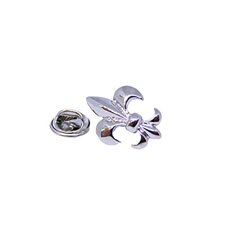 Paisley Silver Rhodium Lapel/Brooch Pin