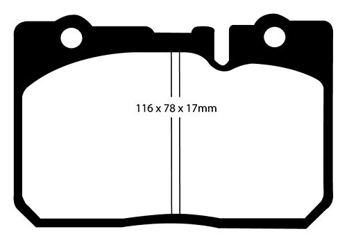 Image of EBC Brakes Redstuff 3000 Series Sport Brake Pad Set DP31154C to Fit LEXUS