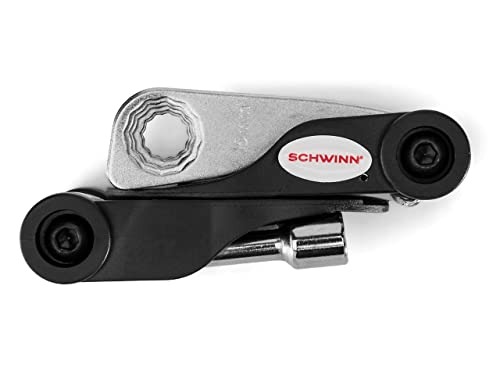 Schwinn 18-Function Multi-Tool Repair Kit, Multi-Purpose for Bikes, Easy-to-Carry Tool Kit, Portable and Convenient Design, Includes Wrench Sockets, Screwdrivers, and Tire Levers, Bicycle Essentials by Schwinn - Used condition - Image 3