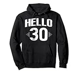 Photo Gallery t-shirt retrò hello 30 birthday 30th birthday felpa con cappuccio Photo Gallery t-shirt retrò hello 30 birthday 30th birthday felpa con cappuccio