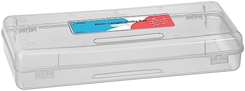 Amazon.com : Enday Pencil Box Red, Storage Organizer Utility Box ...