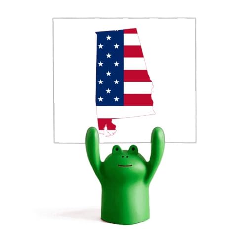 Porte-mémo en forme de grenouille Alabama évitez l'oubli de vos notes
