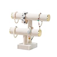 Pengup Bracelet Holder,Bracelet Display Stand with Metal Cap,Velvet Jewelry Organizer Displays for Necklace Scrunchies Watches Hair Ties.